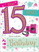 Picture of 15TH BIRTHDAY CARD